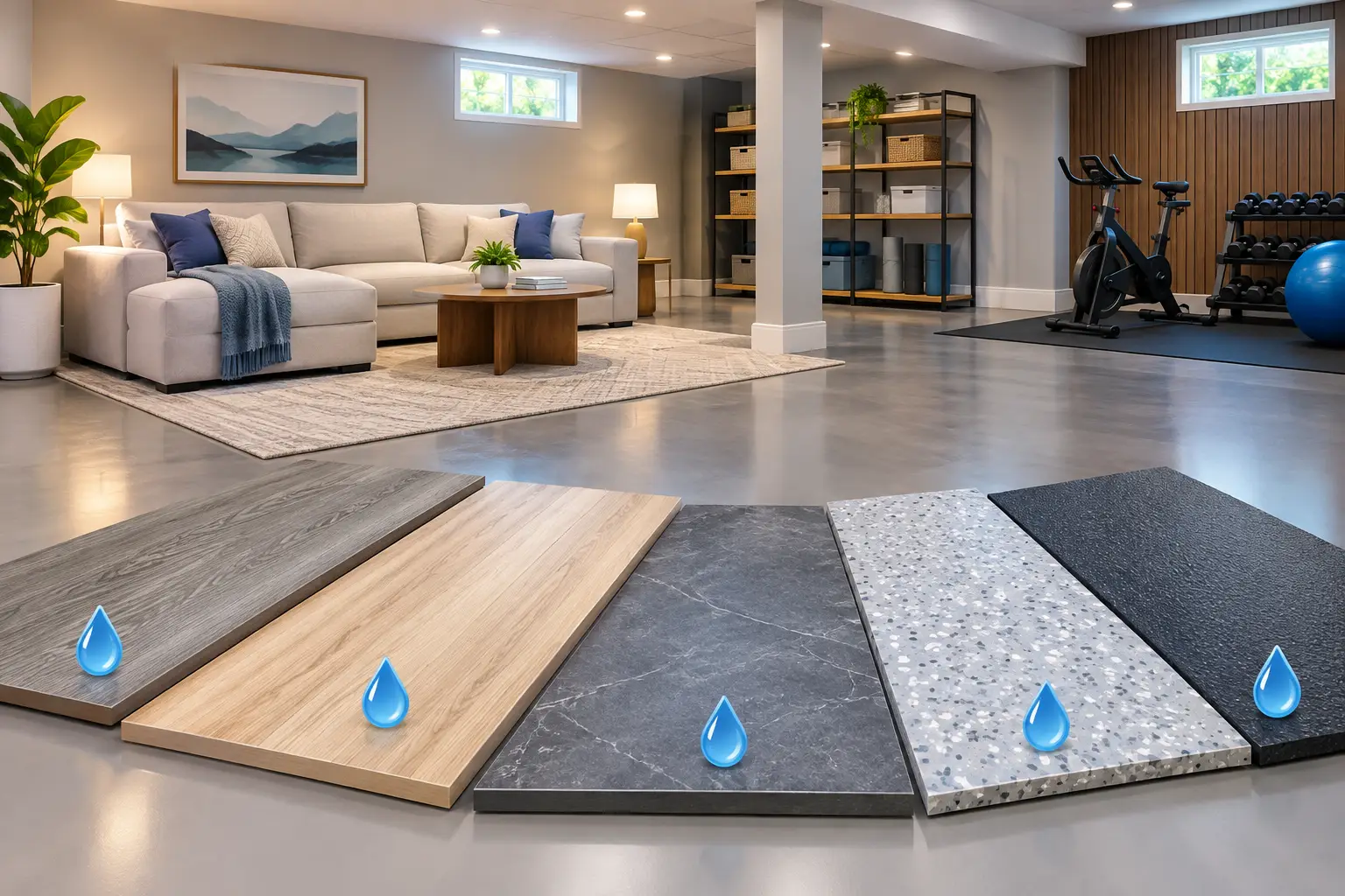 Best Flooring for Basements That Handles Moisture